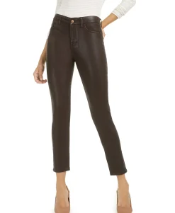 Women's Coated High Rise Ankle Skinny Jeans