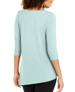 Women's Cold-Shoulder Asymmetrical Top