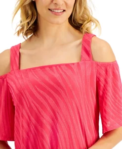 Women's Cold-Shoulder Top