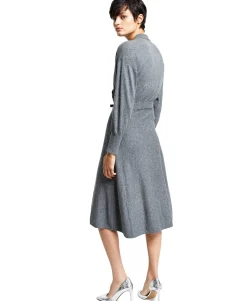 Women's Collared Sweater Dress