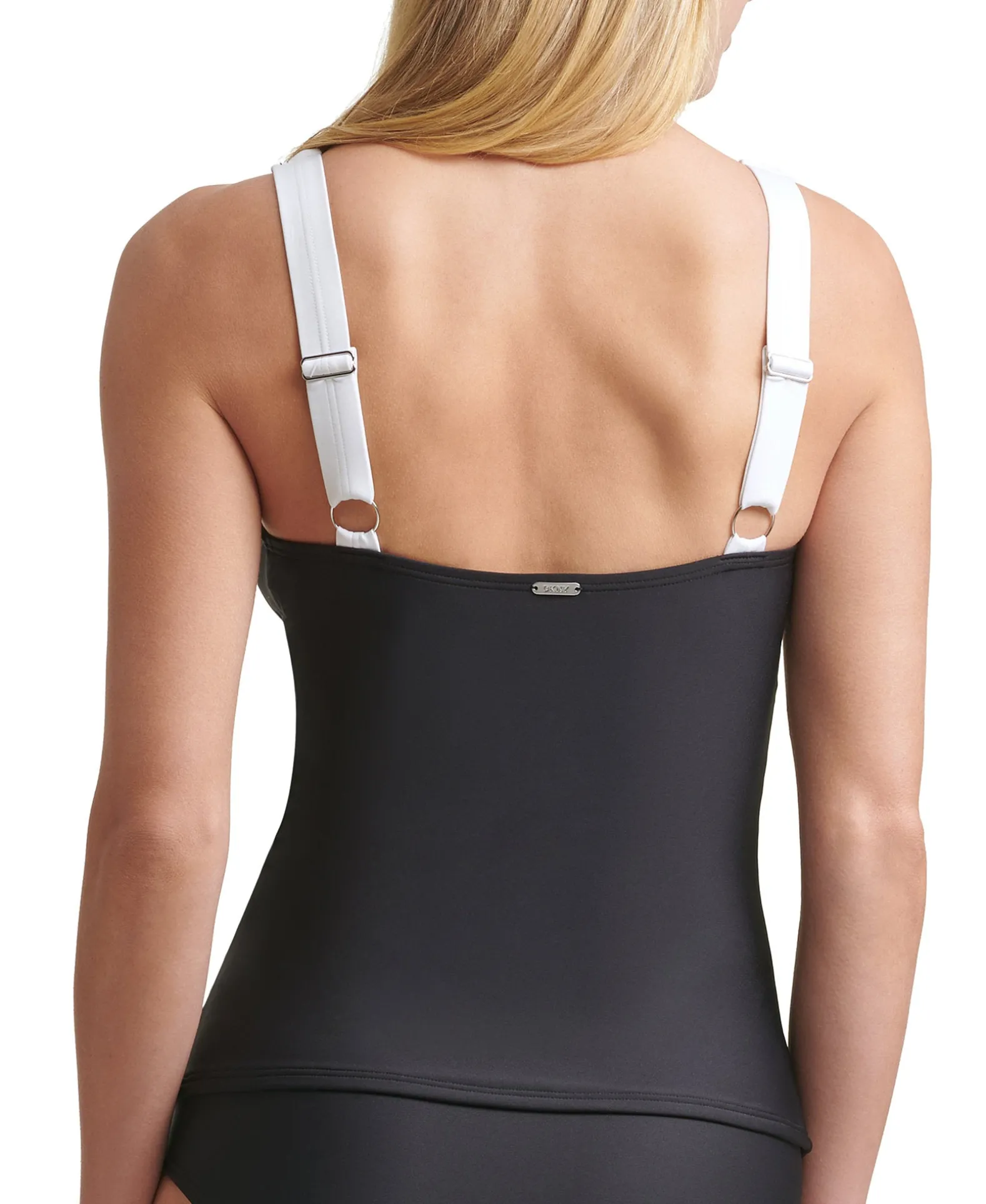 Women's Colorblocked Tankini Top