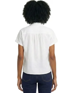 Women's Cotton Collared Top