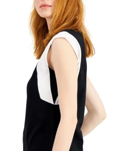 Women's Cotton Colorblocked Top