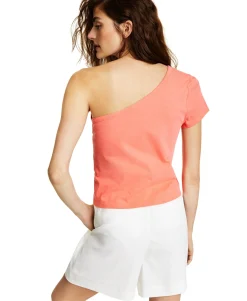 Women's Cotton One-Shoulder T-Shirt