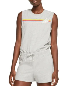 Women's Cotton Striped Romper