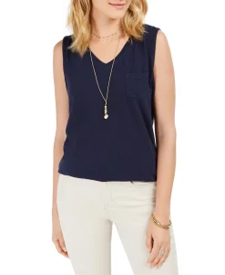 Women's Cotton V-Neck Tank Top