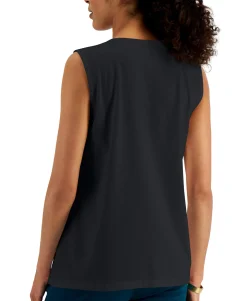 Women's Cotton V-Neck Tunic