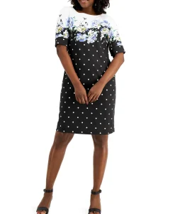 Women's Country Bloom Dress Mixed-Print Dress