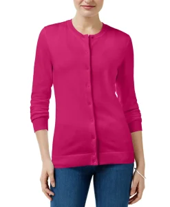 Women's Crew-Neck Cardigan