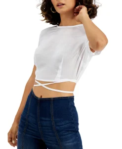 Women's Crisscross-Strap Cropped Top