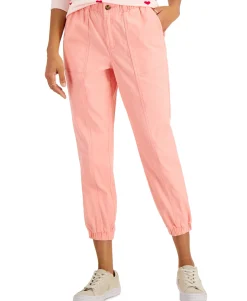 Women's Cropped Cotton Utility Pants