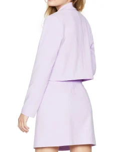 Women's Cropped Double-Breasted Blazer