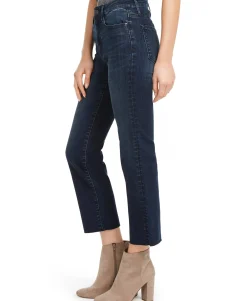 Women's Cropped Mid-Rise Jeans