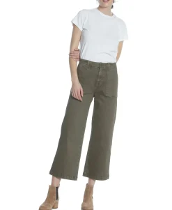 Women's Cropped Wide-Leg Jeans