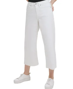 Women's Cropped Wide-Leg Pants