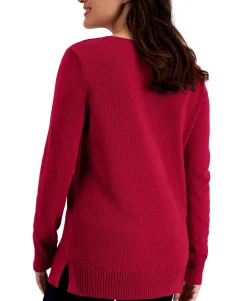Women's Crossover V-Neck Sweater