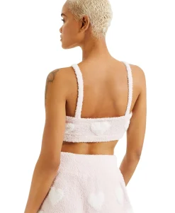 Women's CULPOS x Fuzzy Cropped Knit Tank Top