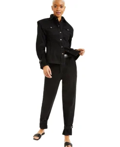 Women's CULPOS X Paperbag-Waist Jeans