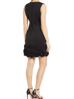 Women's Cupcake Hem Scuba Sheath Dress