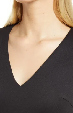 Women's Cupcake Hem Scuba Sheath Dress