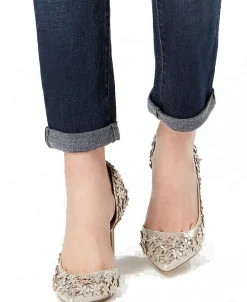 Women's Curvy Mid Rise Straight-Leg Jeans