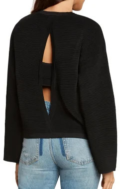 Women's Cutout Ribbed Sweater