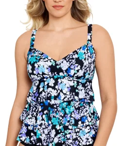Women's Dancing Queen Triple Tier Tankini Top