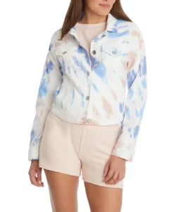 Women's Denim Tie Dye Jacket