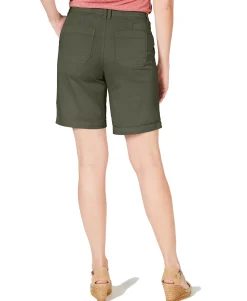 Women's Double-Pocket Cuffed Shorts