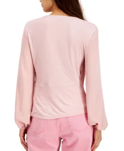 Women's Drape-Front Top
