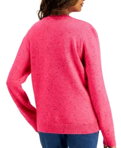 Women's Embellished Penguin Sweater