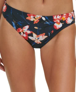 Women's Floral-Print Bikini Bottoms