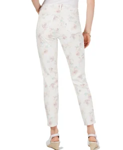 Women's Floral-Print Skinny Jeans