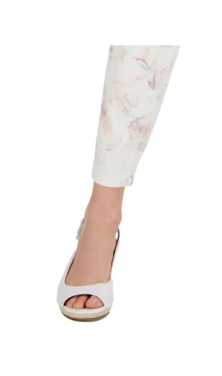 Women's Floral-Print Skinny Jeans