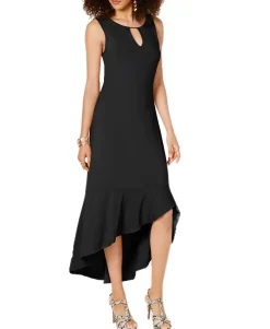 Women's Flounce-Hem Maxi Dress