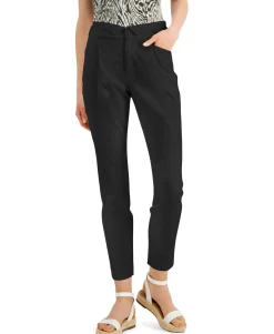 Women's Folded-Waist Tapered Pants