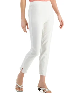 Women's Fringe-Hem Pull-On Pants