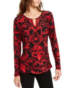 Women's Hardware Keyhole Top