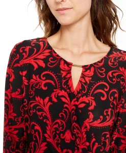 Women's Hardware Keyhole Top