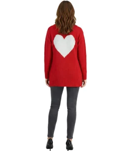 Women's Heart Open Cardigan