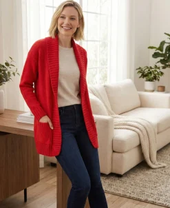 Women's Heart Open Cardigan