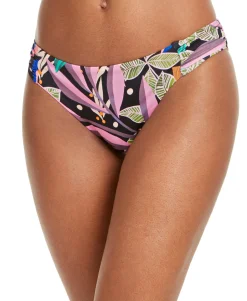 Women's Hidden Jungle Printed Hipster Bikini Bottoms