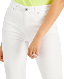 Women's High-Rise Cut-Hem Skinny Ankle Jeans