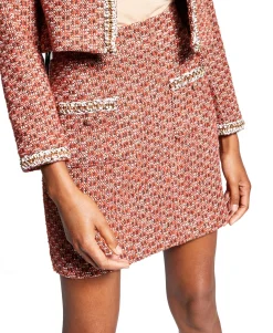 Women's Jeannie Mai X Davenport Pocket-Detail Mini Skirt