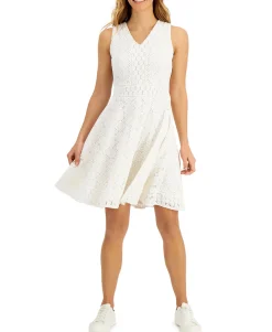 Women's Lace Fit & Flare Dress