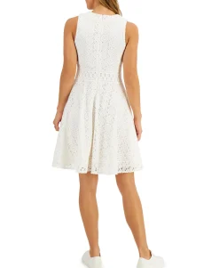Women's Lace Fit & Flare Dress