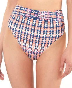 Women's Laguna Beach High-Waist Belted Bikini Bottoms