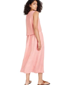 Women's Layered-Look Midi Sleeveless Dress
