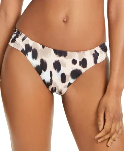 Women's Leopard Printed Hipster Bikini Bottoms