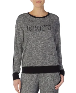 Women's Logo Long-Sleeve Knit Pajama Top